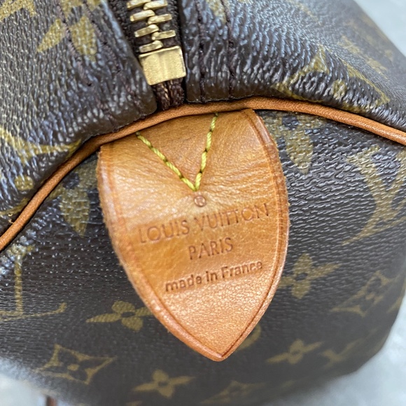 Louis Vuitton Vintage Speedy 35 Monogram Canvas Bag - Picture 8 of 13